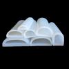 D-shaped High-Temperature Silicone Seal, Semi-Circular Hollow Strip, Self-Adhesive Solid, Odorless Transparent.