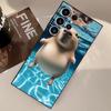Case for Samsung Galaxy S22 S25+ S20 S23 FE S9 S24+ S24 Plus S21 S25 Ultra Soft Back Phone Cover Cute Capybara