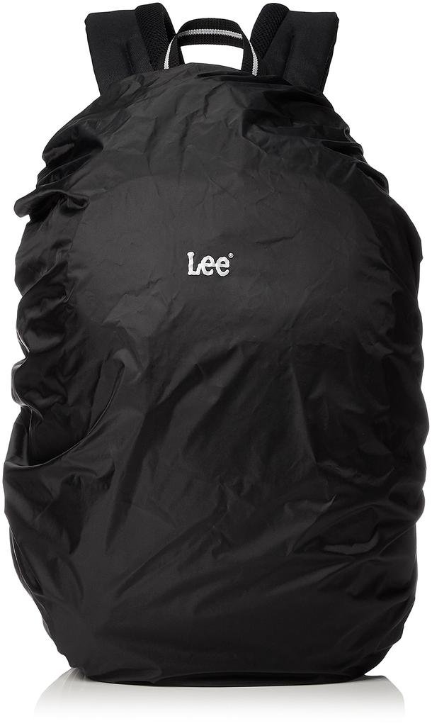 Waterproof Backpack with Rain Large Capacity Black Body x Gray [Lee] Cover, Lightweight, Multifunctional, (PC Storage),