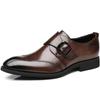 Fashion Luxury Brand Slip-on Gentleman's Stylish Social Business Formal Pointed Loafers Shoes Genuine Leather Dress Mens Wedding Oxfords