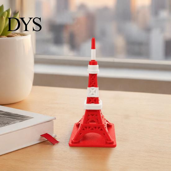 Modern Desk Decor 3D Printed Tokyo Skytree Figurine, Mini Landmark Building PLA Plastic Collectibles Decor, Creative Architectural Ornament