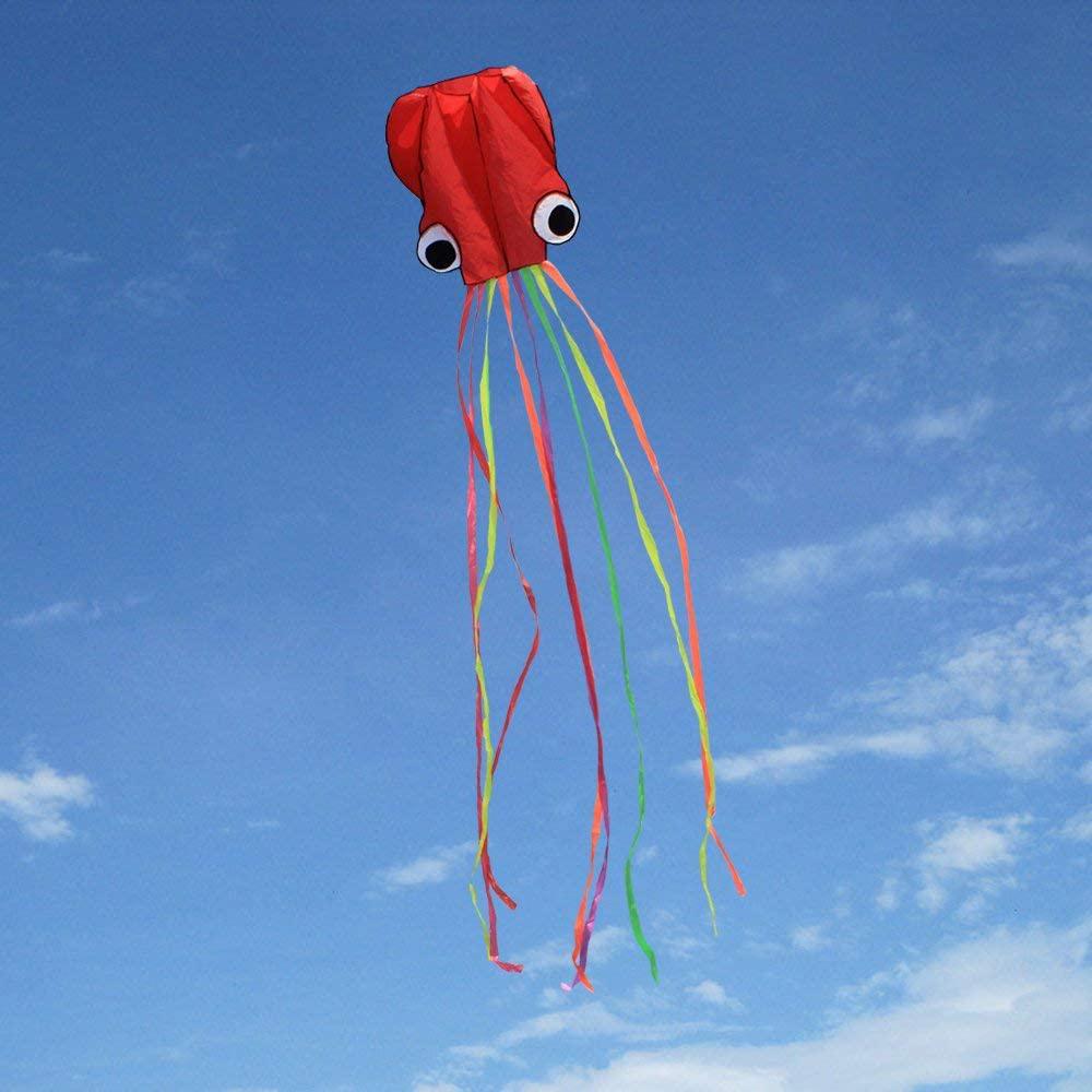 Octopus Cartoon Flying String Long Tail Kite Octopus Kite 3D Octopus Kite Animal Kite Flying kite