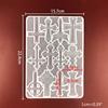 Handmade Jewelry Pendant Resin Casting Mold Tool Religious Theme Keychain Crystal Resin Mold DIY Crafts UV Epoxy