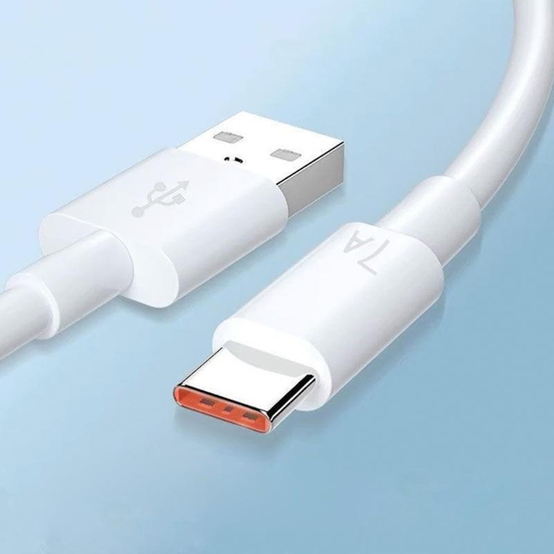 USB Type C Cable Fast Charging 7A High Current Charging for Mobile Phone Type-C Devices Charging Cord Accessories