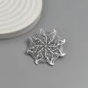 Sunflower Brooch Hollow Shirt Cufflinks, Stainless Steel Accessories