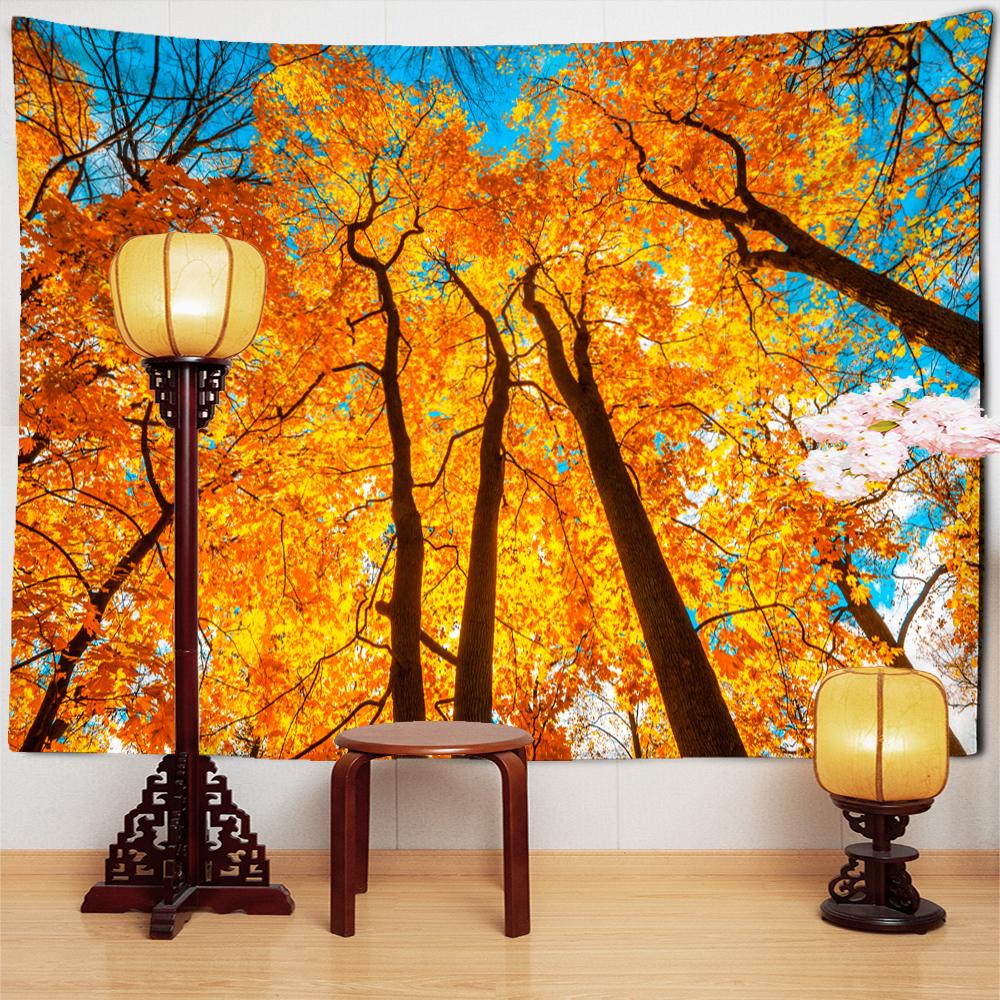 Schöne moderne Landschaft Ölgemälde Wandteppich hängen psychedelische Kunst Boho ästhetischen Raum TV Hintergrund Dekor