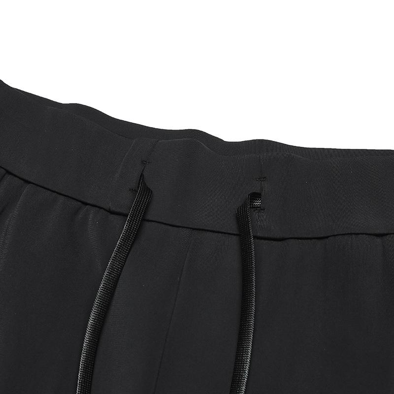 Fila Fashion Simple Versatile Knitted Straight Leg Casual Pants Women Bottoms Deep-Black A11W511612FBK