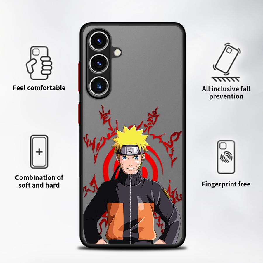 Matte Handyhülle für Samsung Galaxy A52 A56 A24 A73 A22 A53 A21s A34 A25 A26 A54 A35 A36 Narutos Uchiha Itachi