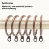 Modern Minimalist Iron Curtain Hook Rings For Home Decor And Window Treatment