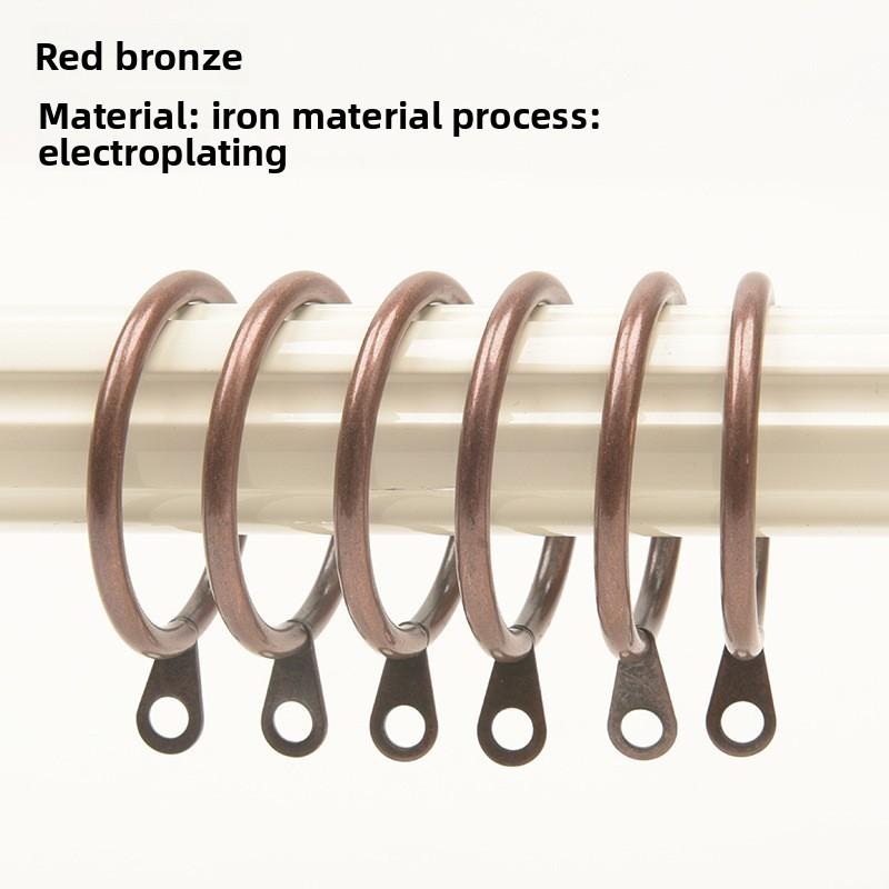 Modern Minimalist Iron Curtain Hook Rings For Home Decor And Window Treatment