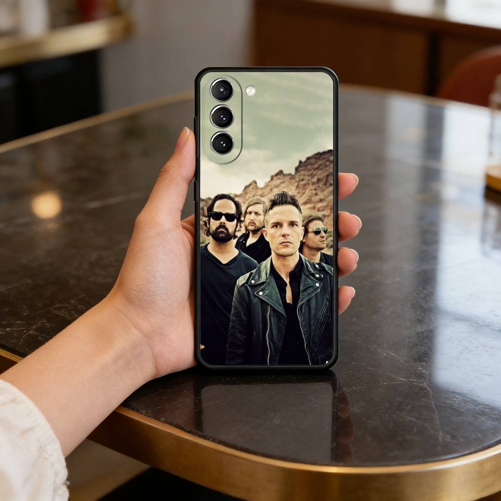 B-Band T-The K-Killers Phone Case For Samsung S25,24,23,22,30,21,10,9,Ultra,Plus,Lite,FE,4,5 G Soft Black Case