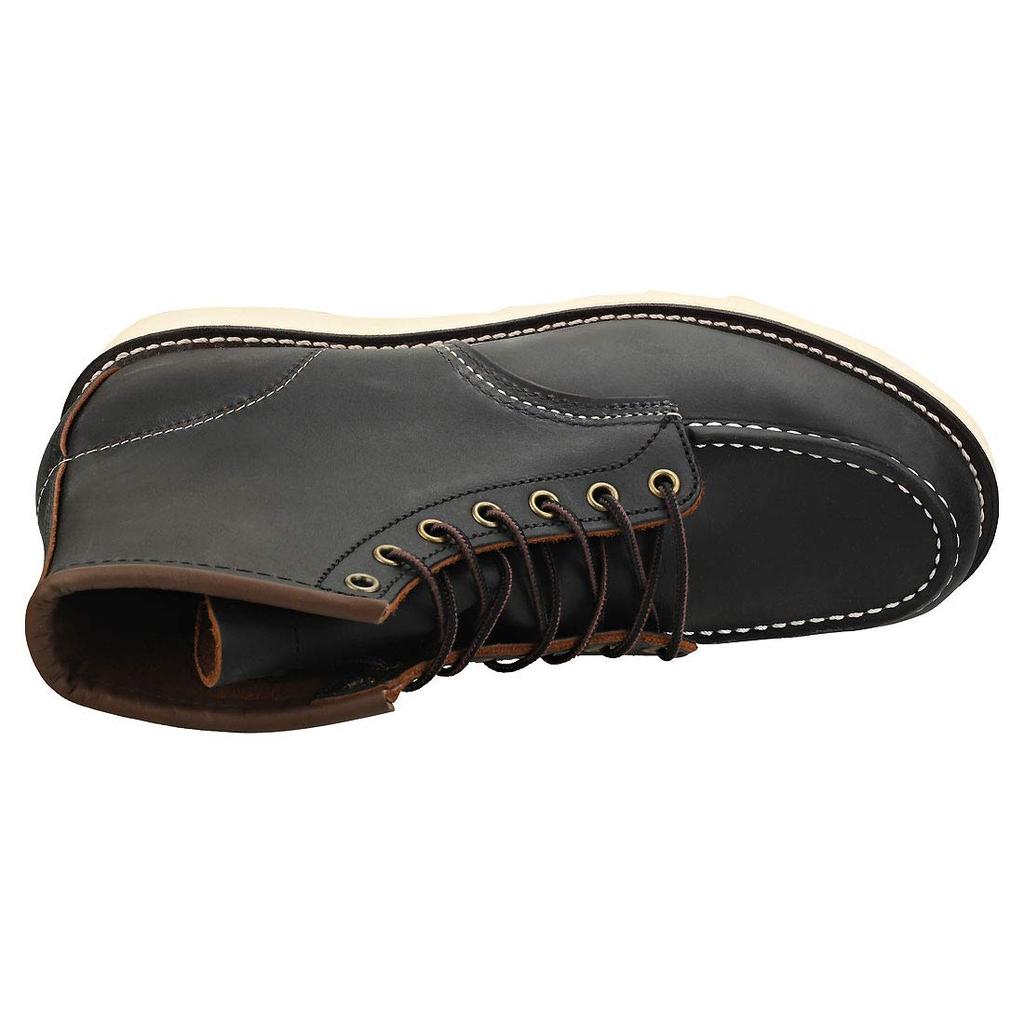 Red Wing REDWING 6 Inch Classic Mock CLASSIC MOC D Width Work Boots Mock Toe Red Wing Black Prairie Black Black System [8849] 6-INCH