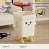 OIMG Cute Cartoon Swing-Lid Trash Can