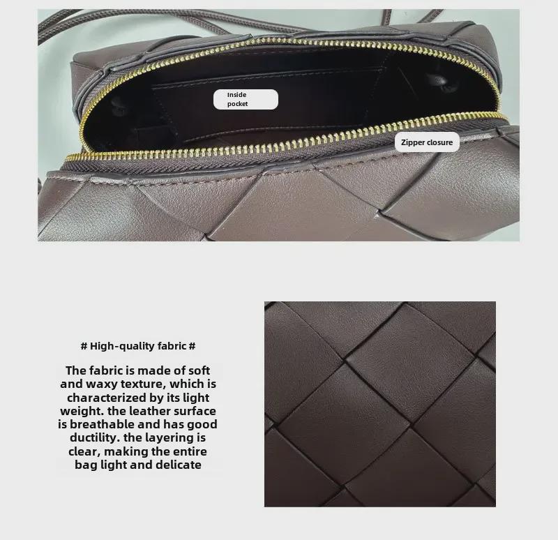 2024 Fashion Knot Hand-Woven Cowhide Crossbody Bag