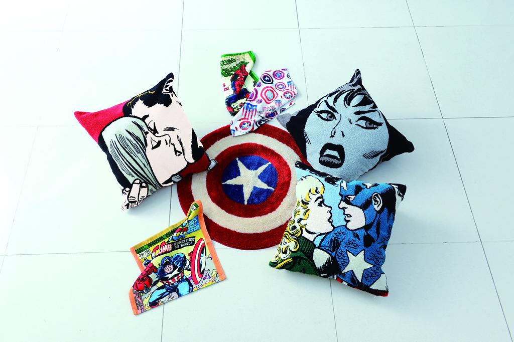 Marushin Matte Marvel Captain America Diameter 60cm Stary Round 2505000900 approx.