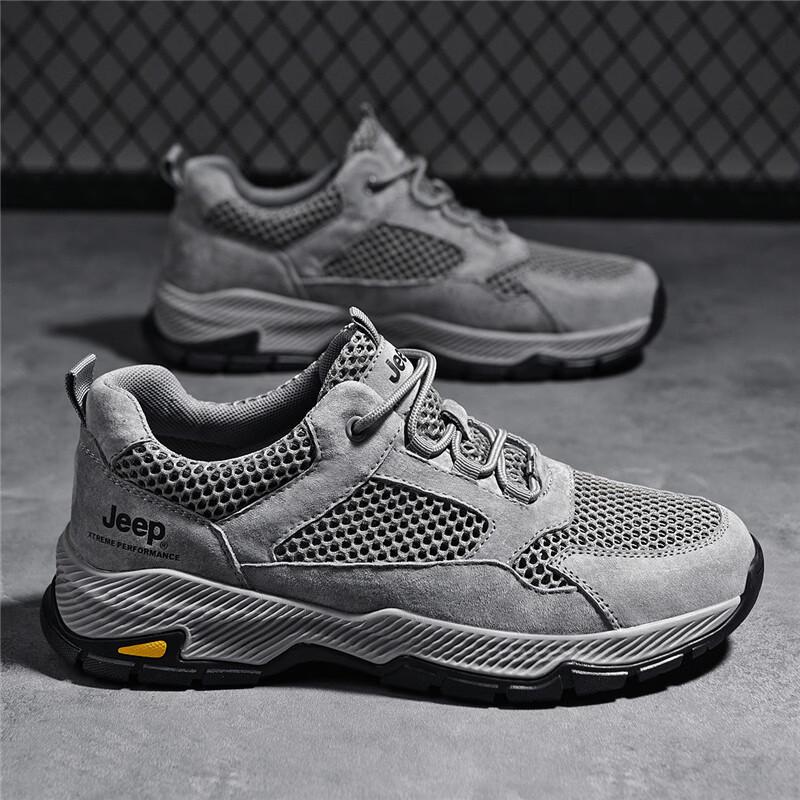 Jeep Men's Summer Outdoor Mesh Hiking & Running Shoes