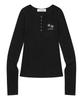 Koiliseu Sun Beach Button Long Sleeve Tee (2 Colors)