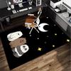 Bears Friends Adventure Office Rug Chair Mat, Game Carpet, Suitable for Front Door, Bedroom, Living Room, Desk, Holiday Gift