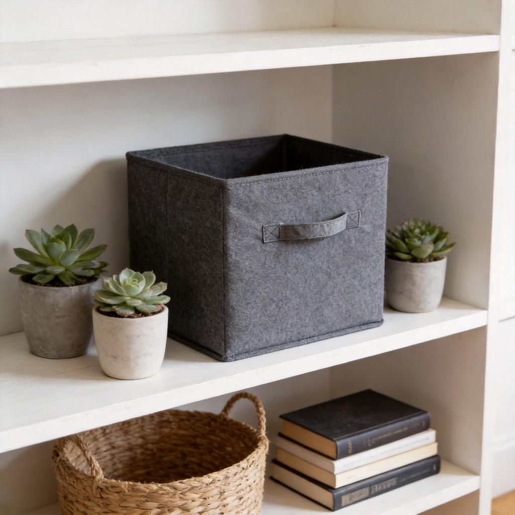 Toy And Clothing Storage Bin Oxford Cloth Handheld Container For Home Use