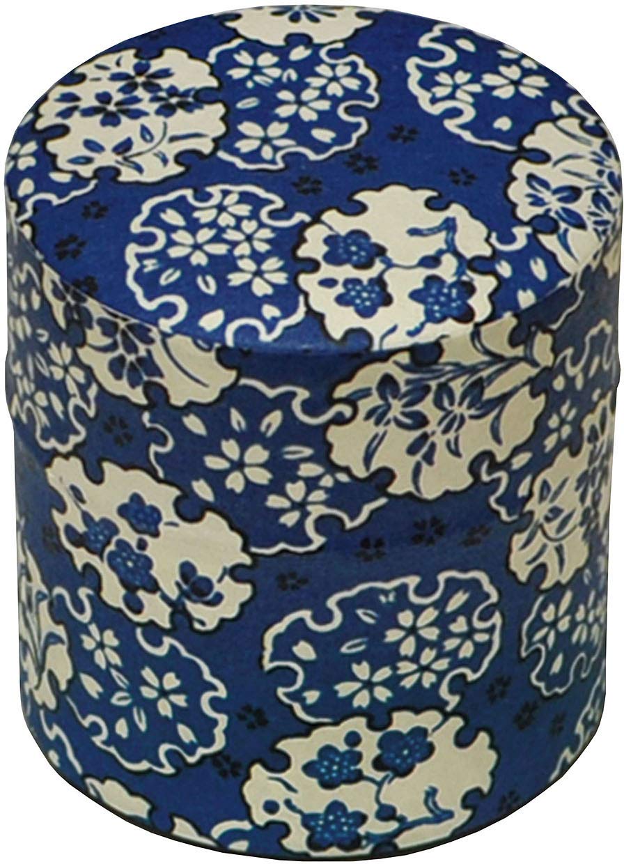 Yamako Tea Flower and Snow x 8 x 79205 Caddy, Pokan, Ring, Small, 7.5 7.5 cm,