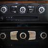 6 Teile/satz ABS Auto Zentrale Konsole Klimaanlage Taste Abdeckung Zubehör Für BMW 5 Series E60 520li 523li 525li 530li