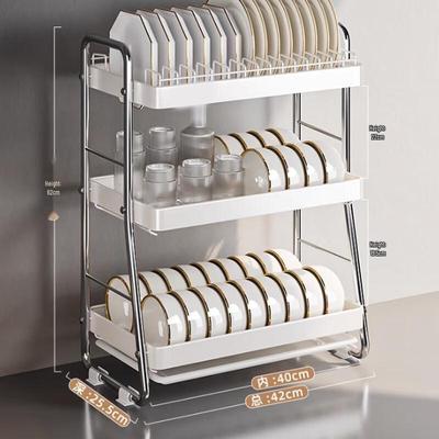 Yingbai 3-Tier Stainless Steel Dish Drying Rack