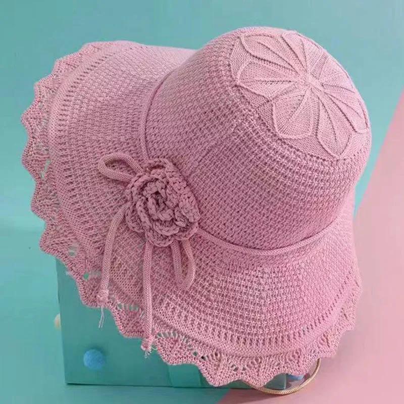 WTEMPO Foldable Summer Simple Sunscreen Hats Women Vacation Travel Beach Casual Solid Color Big Brimmed Sun Hats Cool Bucket Hats