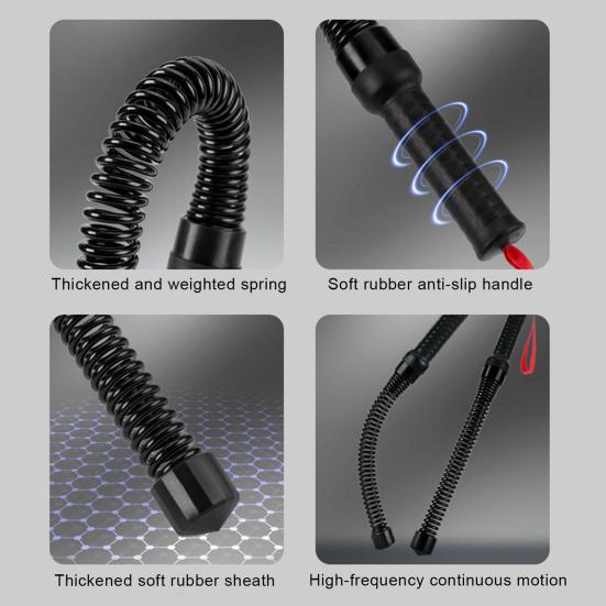 2Pcs Ropeless Battle Rope Lightweight Portable Workout Rope Muscle Arm Strength Training