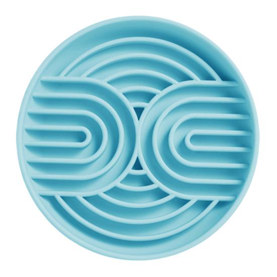 Slow Feeder Dog Bowl Silicone Dog Food Dish Puzzle Toy Slow Feeding Bowl to Prevent Gulping Choking And Bloating for Dogs And Cats