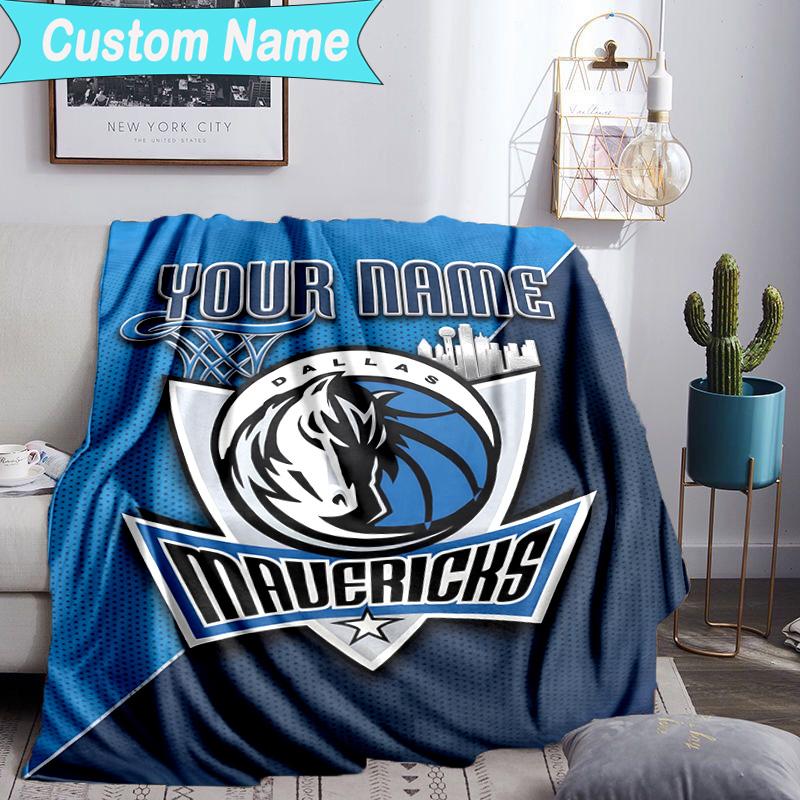 Custom Name Blanket MAVERICKS LOGO Blanket Bedding Blanket for Travel, Camping, Living Rooms, Offices, Sofas, Fan Christmas gift