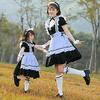 HUIROM Maid Anime Cute Lolita School Maid X Size Costume, Cosplay, Halloween, Costume, Beginner's, Costume, Alice-inspired, Festival, Christmas, Cafe,