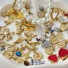 Olivia Custom DIY Thousands of Design Fashion Jewelry Enamel Pendant Gold Plated Stainless Steel Charms for Jewelry DIY Making