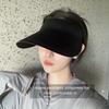 Breathable Seamless Visor Cap Foldable Beach Cap UV Protection Sunscreen Empty Top Cap  Summer