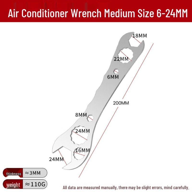 Lixin Universal Adjustable Wrench (6-24mm)