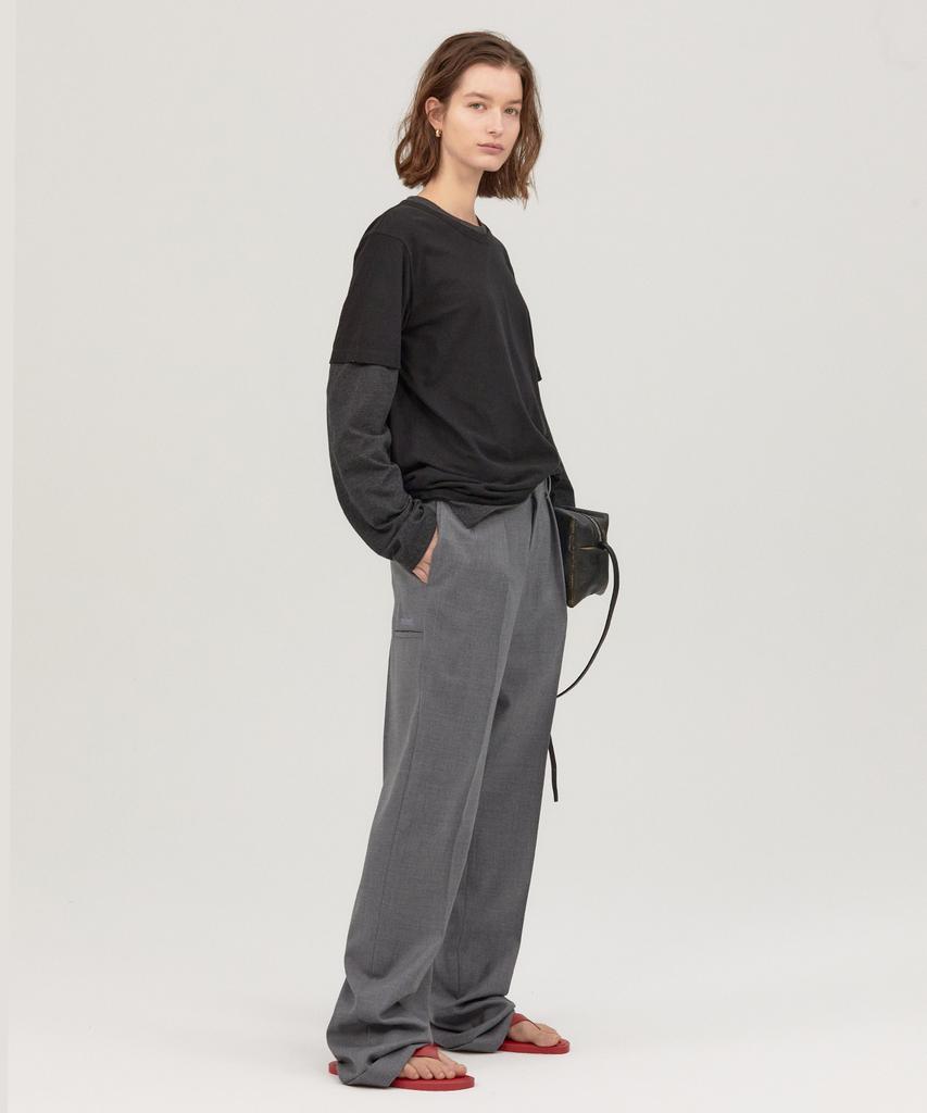 NOHANT Layerd T-Shirts Set Black