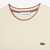 [lacoste] Women's Striped Short-Sleeve Sweater AF415E-56G056