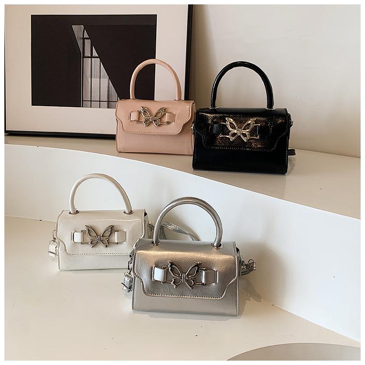 Fashionable Butterfly Handbag For Girls Trendy Single Shoulder Crossbody Bag Mini Square Bag
