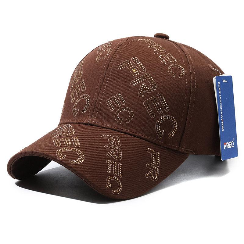 New Versatile Baseball Cap Hot Diamond Men's and Women's Outdoor Casual Sunscreen Sun Hat Fashion Hat