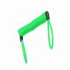 Motorcycle Bike Alarm Disc Lock Antitheft Security Spring Reminder Coil Cable Orange