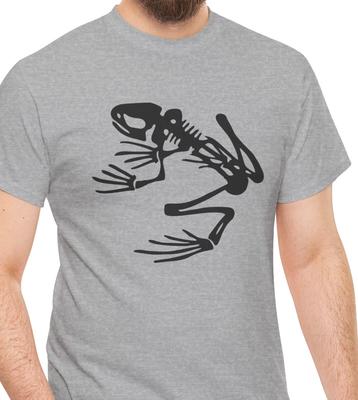 Froschmann Bonefrog Schwarzer Aufdruck T-Shirt