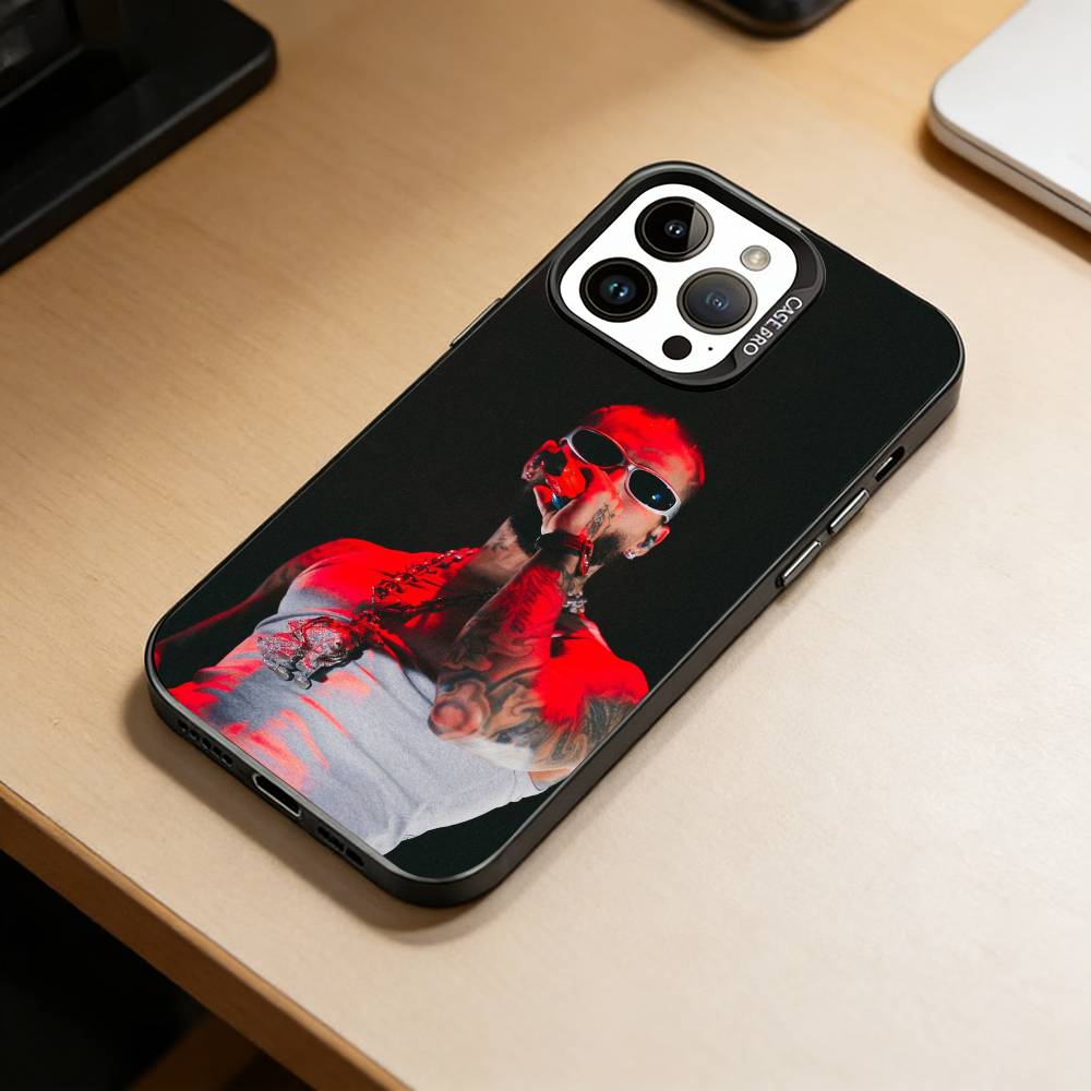 

Singer-M-Maluma Phone Case For iPhone 17,16,15,14,13,12,11 Plus,Pro Max,XS,Colored Silver Plated Inside Cover iPhone12PRO