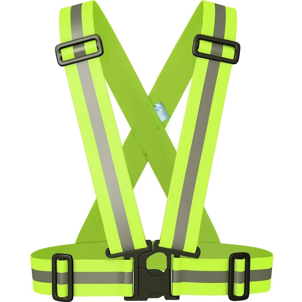 

Reflective Vest with Highlight Night Reflective Safety High with Adjustable Reflective for Traffic Night Night Construction Security and Work Uniforms