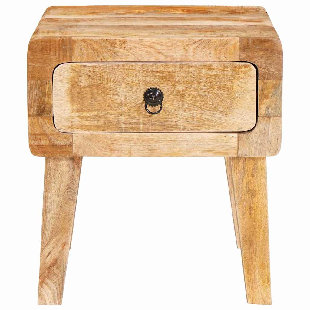 Side Table Brown 40 x 32 x 46 cm Solid Mango Wood