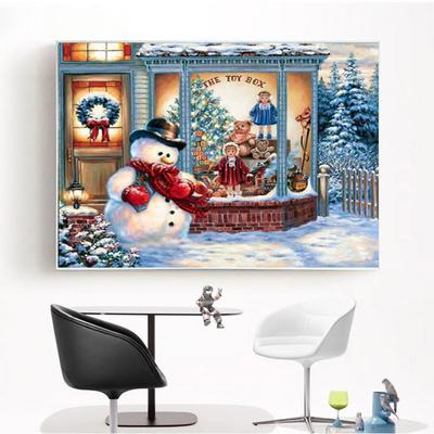 Weihnachtsbaum DIY Diamantmalerei Kreuzstich Bild Strasssteine Voll Runde Diamantmosaik