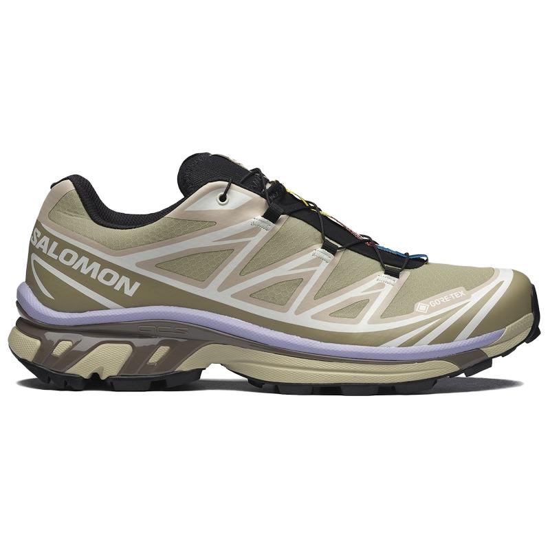 SALOMON XT 6 Trail Running Shoes Unisex Light Olive Green 492023