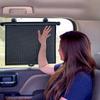 Universal UV Blocking Window Visor Glare Reduction Sturdy Retractable Sunshade  Side Window
