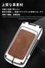 TECART Honda Key Cover, Aluminum Alloy, Genuine Leather, Full Protection, Key Chain, Step Wagon,