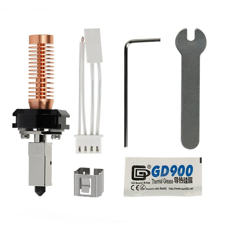 

Для Flashforge Adventurer 5M Комплект сопел Модернизация Горячий конец Печатающая головка Быстросъемное сопло Ad5M Комплект сопел из твердой стали 0,4 мм