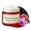 Auravedic Kumkumadi Oil Retinol Nattkräm För Ansiktet - Nattkräm För Kvinnor Med Niacinamid, Retinol, Saffran & Padmaka - Övernattningsreparation & Förnyelse
