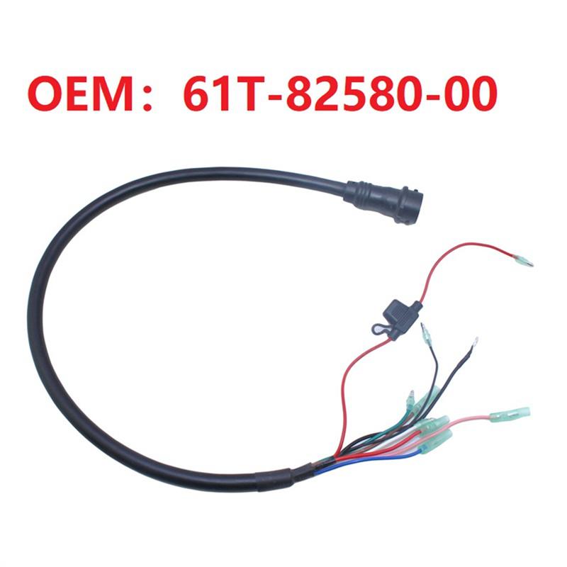 A30P-Outboard Motor Seven Core Cable 61T-82580-00 Front Control Connection Control Box 7 Pin Cable For Yamaha
